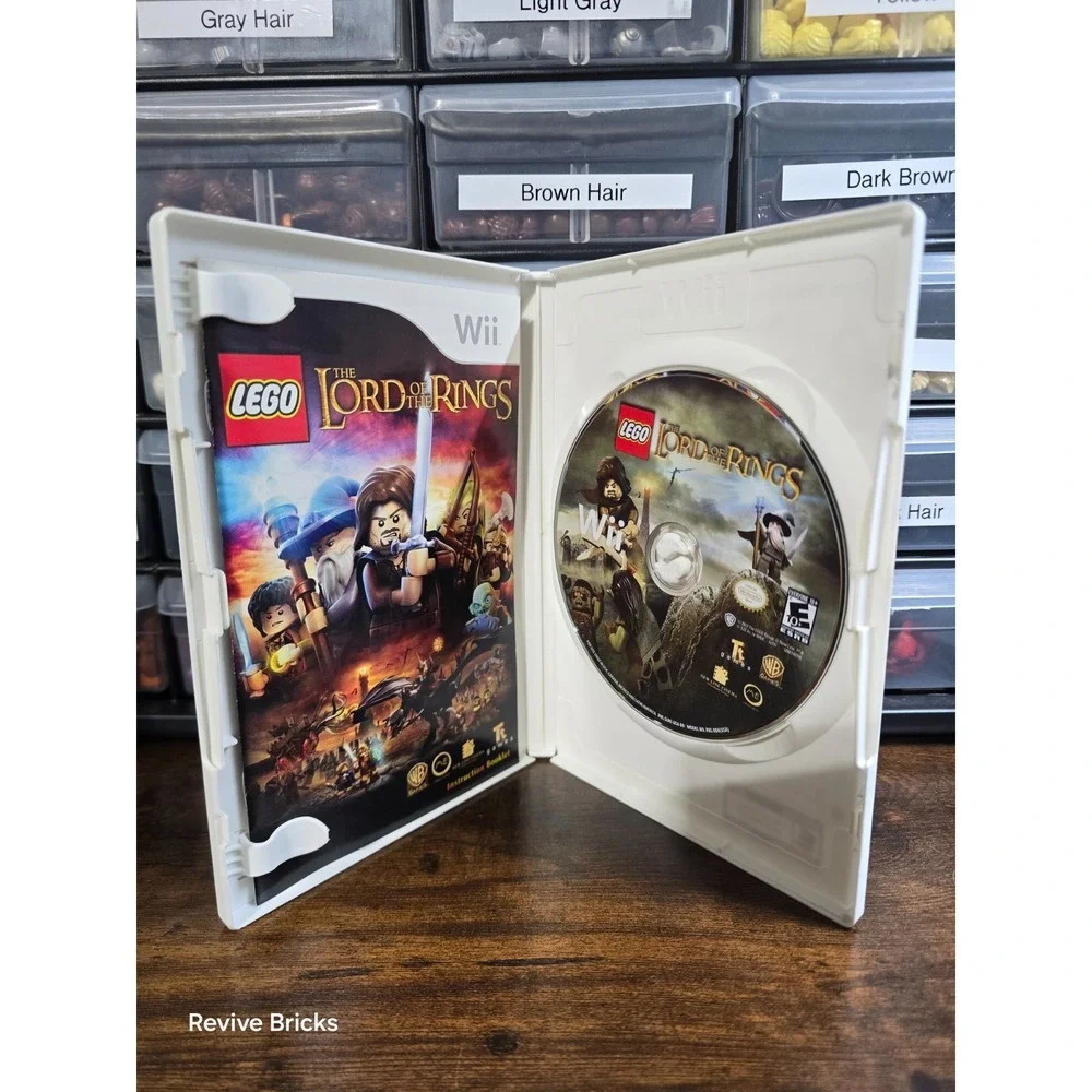 LEGO The Lord of the Rings (Nintendo Wii 2012) CIB Complete Tested Working Great